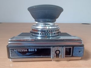 Voigtländer Vitessa 500 S vintage fényképezőgép Color-Lanthar objektívvel