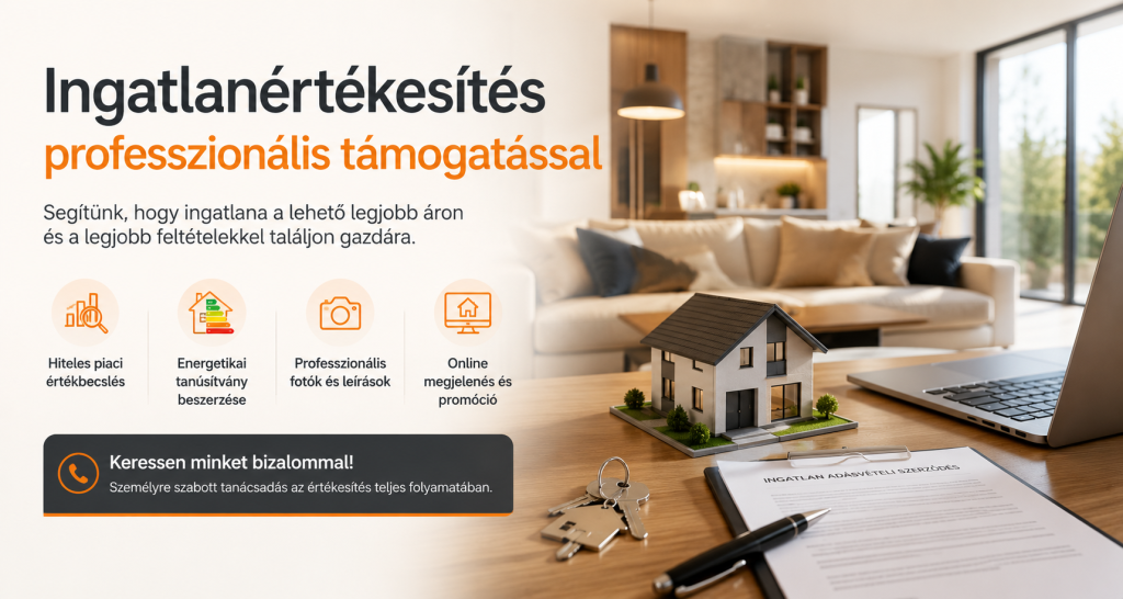 Ingatlanértékesítés professzionális támogatással – Yupie.app