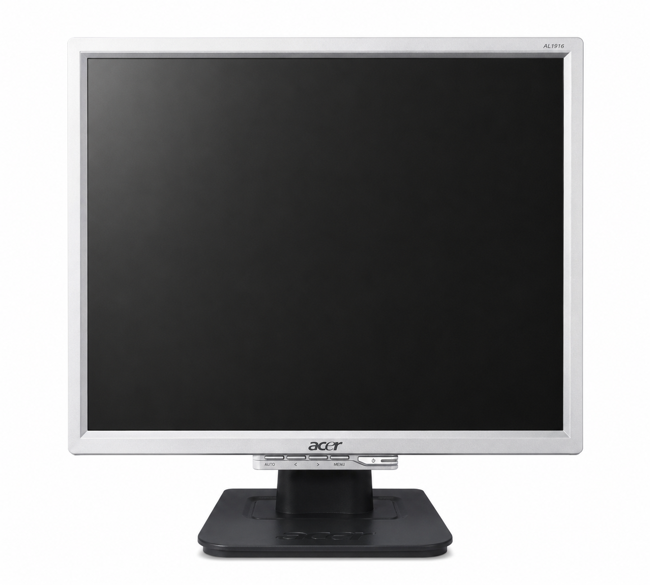 Acer AL1916 19 colos használt LCD monitor ezüst kerettel és stabil talppal