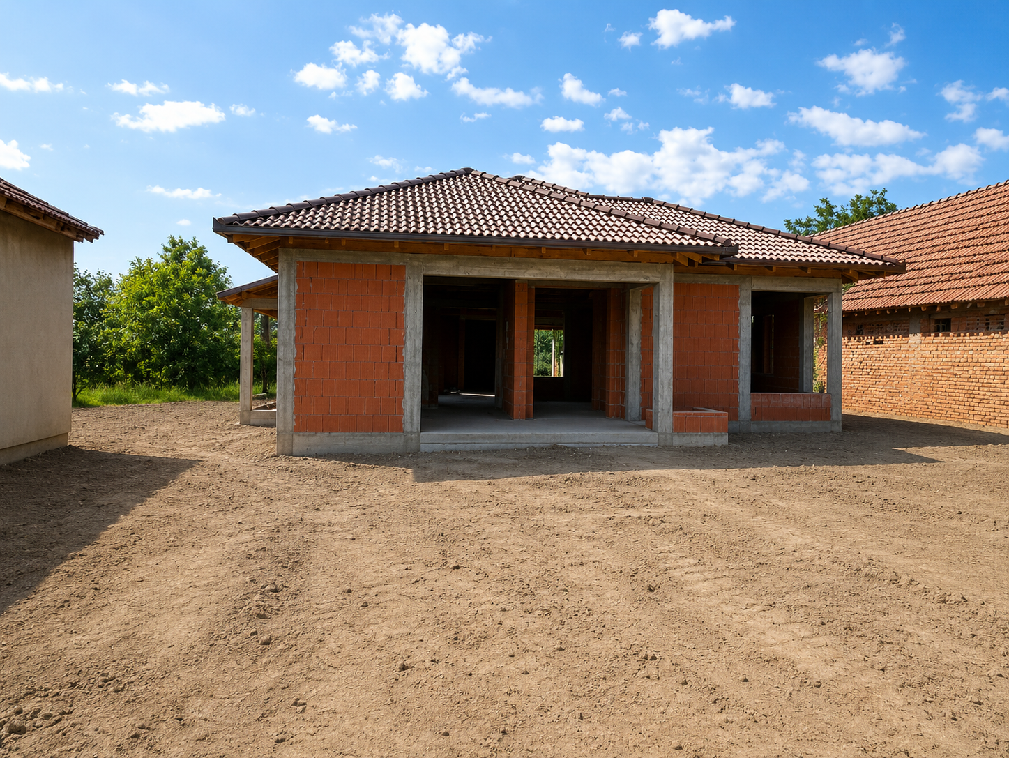 Eladó családi ház Érmihályfalva – 170 m², 17 áras telek Eladó 2022-ben épült családi ház 17 áras telekkel Érmihályfalván (Valea lui Mihai)