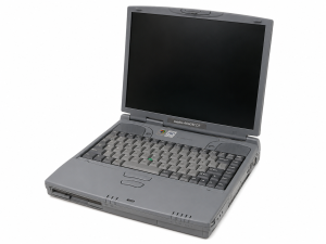 Toshiba Satellite 4060XCDT vintage laptop Pentium II processzorral